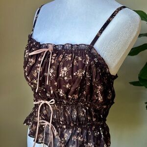 Chic Sheer Floral Top